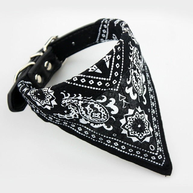 Adjustable Pets Collar Bandana Pet Neckerchief Printed for Kittens Cat Puppy Collar Leash Tie Pet Products for Animal JW0025