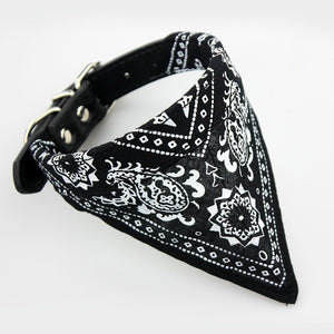 Adjustable Pets Collar Bandana Pet Neckerchief Printed for Kittens Cat Puppy Collar Leash Tie Pet Products for Animal JW0025