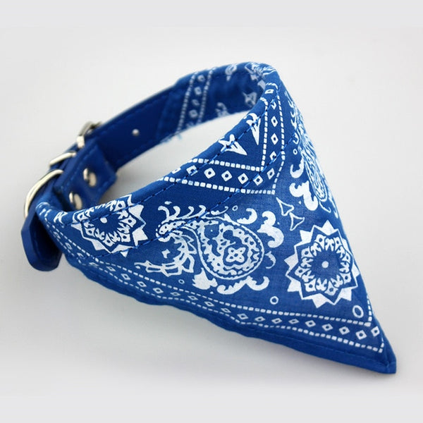 Adjustable Pets Collar Bandana Pet Neckerchief Printed for Kittens Cat Puppy Collar Leash Tie Pet Products for Animal JW0025