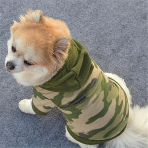 Camouflage Dog Hoodie