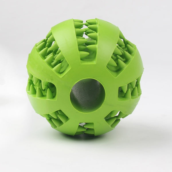 Rubber Dog Treat Ball