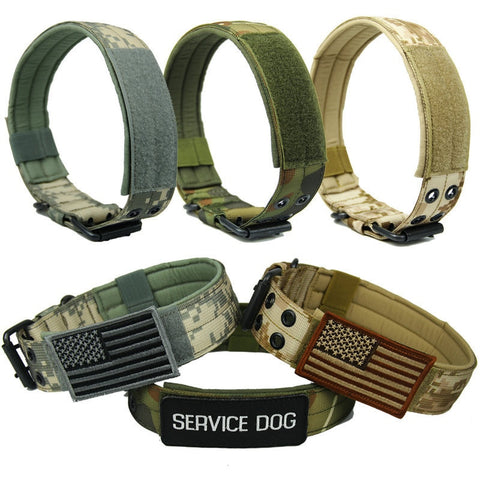 4.5 cm Width Durable Nylon Dog Collar Outdoor Tactical Training Collar Pet Military Collar Dog Police Pet Products Wholesale