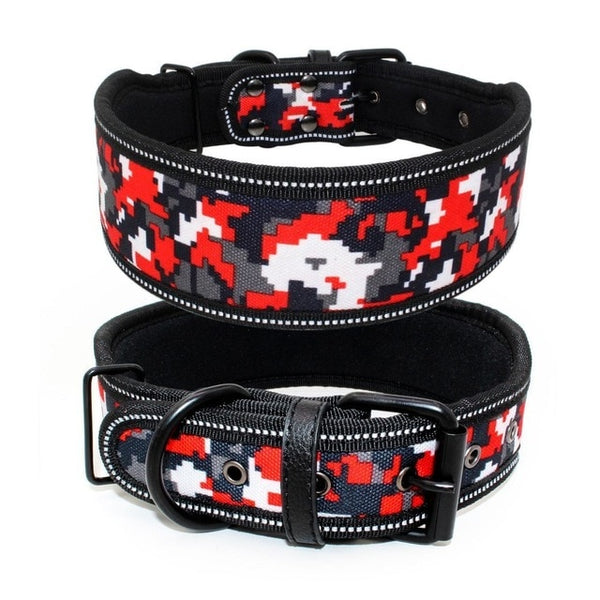 Benepaw Reflective Waterproof Camouflage Dog Collars For Small Medium Big Dogs Breathable Soft Padded Pet Collar Lead Supplies