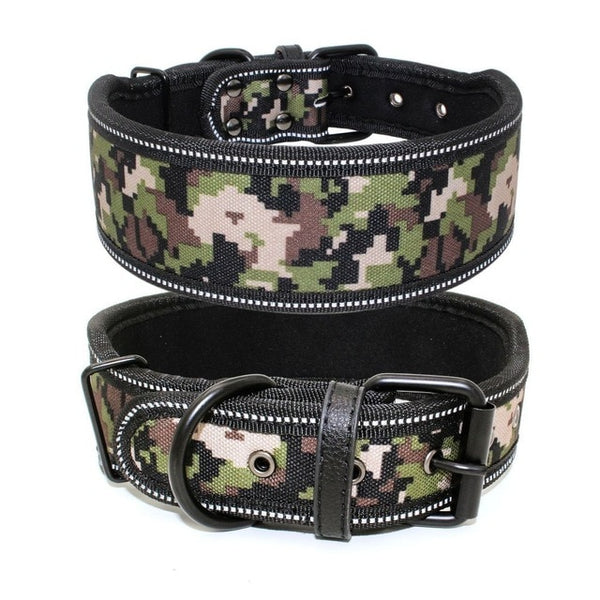 Benepaw Reflective Waterproof Camouflage Dog Collars For Small Medium Big Dogs Breathable Soft Padded Pet Collar Lead Supplies